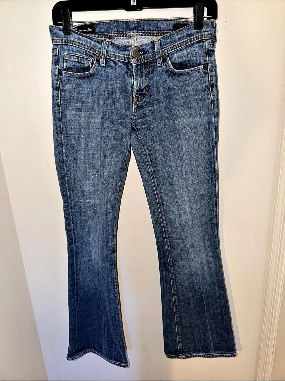 Citizens of Humanity Ingrid #002 Low Waist Flare Jeans Blue Waist 26